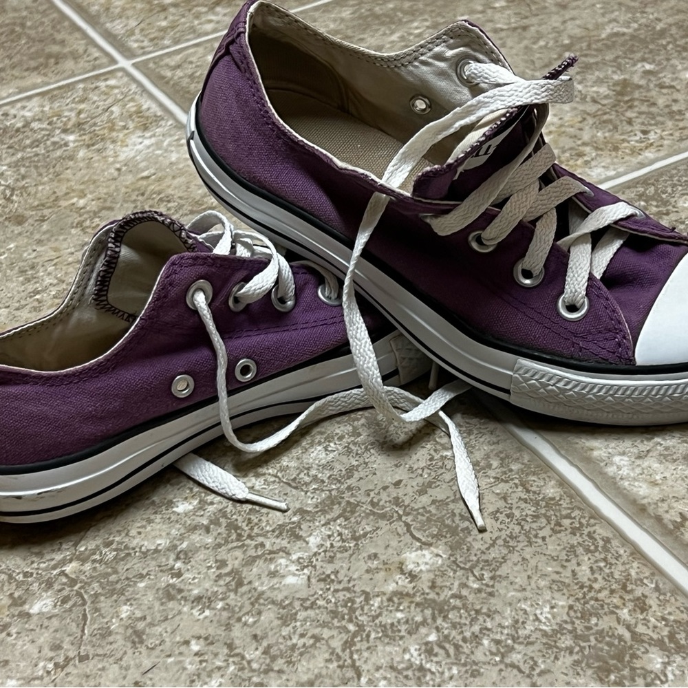 Purple Converse - Picture 2 of 4